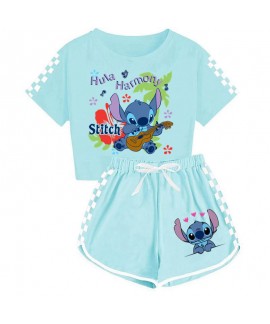 Disney Stitch Kids' Activewear Set: Comfortable an...