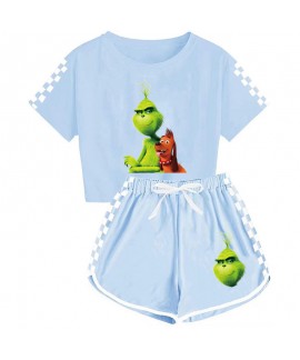 Stitch Kids Short Sleeve Pajama Set: T-Shirt & Shorts for Boys & Girls