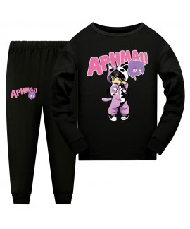 Aphmau Anime Toddler Pajamasets for Boy and girls Autumn Cotton Long Sleeve TShirt + Trousers pjs