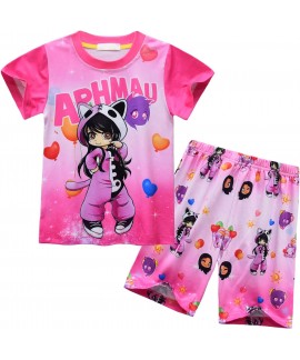 Girls Aphmau Pyjamas Short Sleeve 2Pcs/Set Little ...