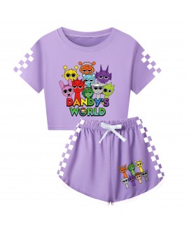 Sprunki Short-Sleeve & Shorts Pajama Set - Family Matching Sleepwear (Adults & Kids)