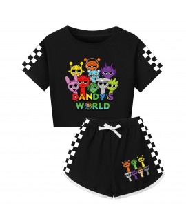 Sprunki Short-Sleeve & Shorts Pajama Set - Family Matching Sleepwear (Adults & Kids)