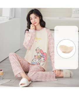 Women’s Autumn Pajamas 2024 | Long-Sleeve Cartoon Thin Homewear Set