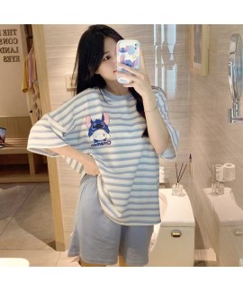 Summer Pajamas for Women | Trendy Cartoon Short-Sl...