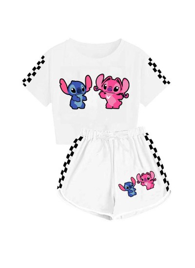 Kids T-shirt & Shorts Sports Pajama Set, Comfortable Sleepwear for Boys and Girls