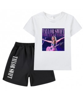 Taylor Swift Concert Merchandise Printed Kids Shor...