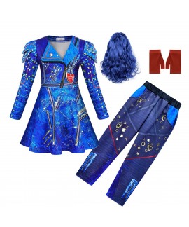 Descendants 3 Girls' Cosplay Costume Set - Perfect for Christmas and Halloween Parties