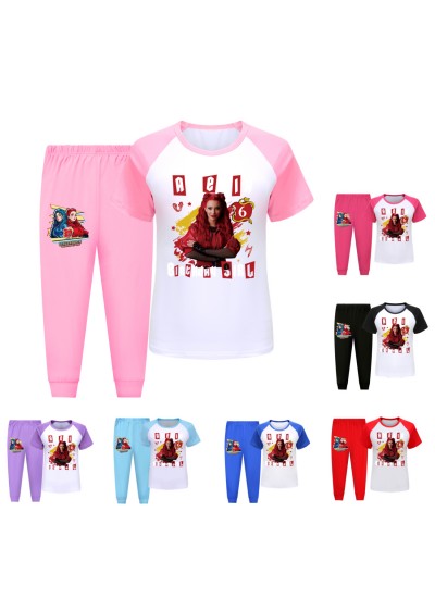 Descendants 4 Kids Spring & Summer Pajama Set | Comfortable Sleepwear for Children