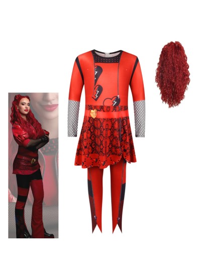 Descendants 4 Bodysuit Halloween Cosplay Costume Performance Outfit QZ05