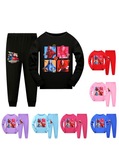 Descendants 4 Long-Sleeve Pajama Set for Kids | 110-170 Boys & Girls Sleepwear