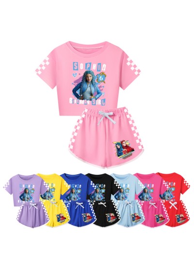 Descendants 4 Parent-Child Short Sleeve Top & Shorts Set | Adult & Kids Sizes