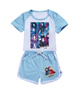 Descendants 4 Kids' Summer Sports Set - T-Shirt & Shorts, Sizes 100-170