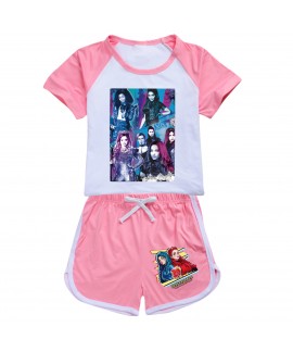 Descendants 4 Kids' Summer Sports Set - T-Shirt & Shorts, Sizes 100-170