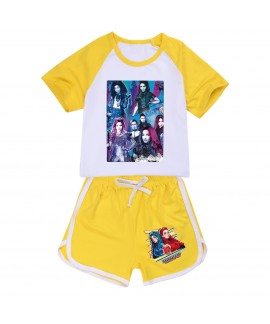 Descendants 4 Kids' Summer Sports Set - T-Shirt & Shorts, Sizes 100-170