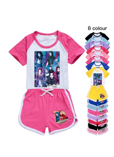 Descendants 4 Kids' Summer Sports Set - T-Shirt & Shorts, Sizes 100-170