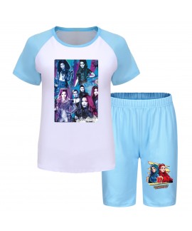 Descendants 4 Kids' Summer Sports Set - T-Shirt & Shorts, Sizes 100-170