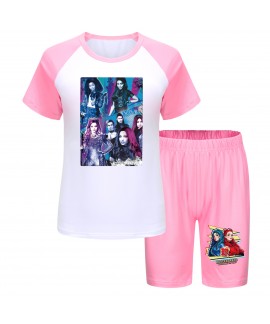 Descendants 4 Kids' Summer Sports Set - T-Shirt & Shorts, Sizes 100-170