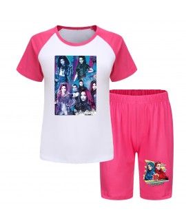 Descendants 4 Kids' Summer Sports Set - T-Shirt & Shorts, Sizes 100-170