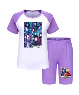 Descendants 4 Kids' Summer Sports Set - T-Shirt & Shorts, Sizes 100-170