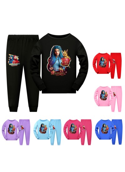 Descendants 4 Kids' Long Sleeve Pajama Set for Boys and Girls (Sizes 110-170)