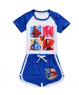 Descendants 4 Children's Summer Short Sleeve and Shorts Active Set