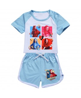 Descendants 4 Children's Summer Short Sleeve and Shorts Active Set