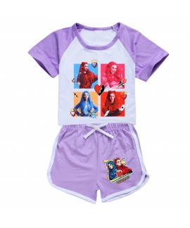 Descendants 4 Children's Summer Short Sleeve and Shorts Active Set