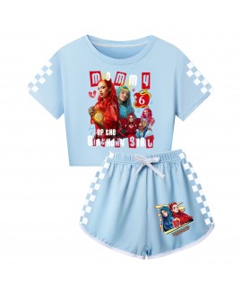 Descendants 4 Parent-Child Matching Short Sleeve & Shorts Set | Adult & Kids Sizes