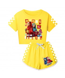 Descendants 4 Parent-Child Matching Short Sleeve & Shorts Set | Adult & Kids Sizes