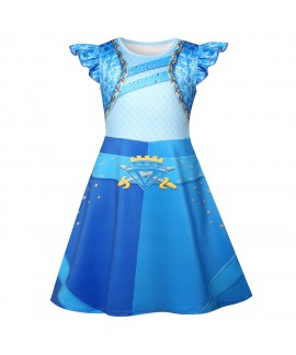 Descendants 4 The Rise of Big Children's Flying Sleeve Dress