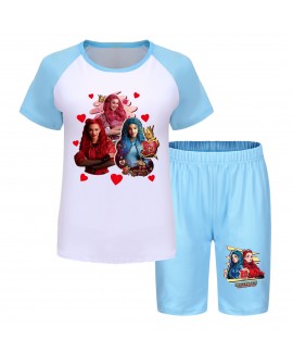 Descendants 4 Kids' Summer T-Shirt & Shorts Pajama Set | Sizes 110-170