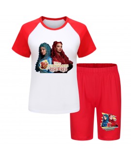 Descendants 4 Kids T-Shirt and Shorts Summer Sleepwear Set