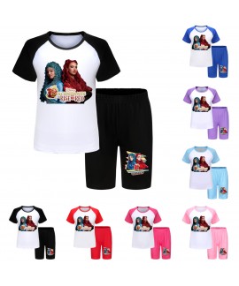 Descendants 4 Kids T-Shirt and Shorts Summer Sleep...