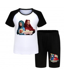 Descendants 4 Kids T-Shirt and Shorts Summer Sleepwear Set