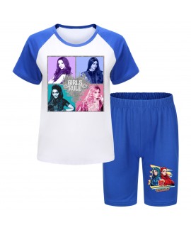 Descendants 4 Kids' Summer Pajama Set - T-Shirt & Shorts, Sizes 110-170