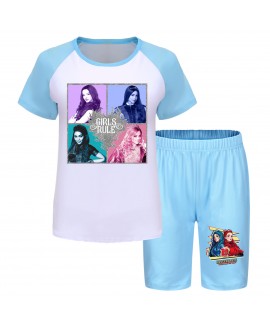 Descendants 4 Kids' Summer Pajama Set - T-Shirt & Shorts, Sizes 110-170