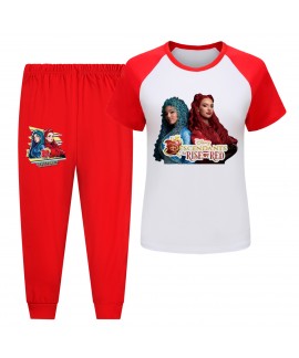 Descendants 4 Kids Spring Summer Pajama Set - Comfortable Sleepwear