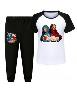 Descendants 4 Kids Spring Summer Pajama Set - Comfortable Sleepwear