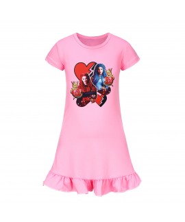 Descendants 4 Girls' Short Sleeve Sleepwear & Nightgown 100-160