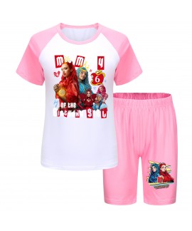 Descendants 4 Kids' T-Shirt & Shorts Summer Pajama Set | Sizes 110-170