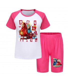 Descendants 4 Kids' T-Shirt & Shorts Summer Pajama Set | Sizes 110-170