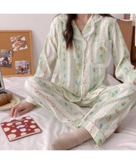 Women's Sweet & Simple Long-Sleeve Pajama Set