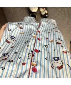 Hello Kitty Ice Silk Pajamas for Women - Cute, Com...