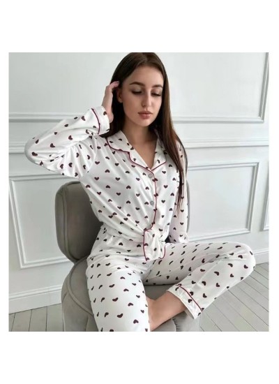 Cartoon Pompompurin Women's Long-Sleeve Pajama Set - Comfortable and Breathable