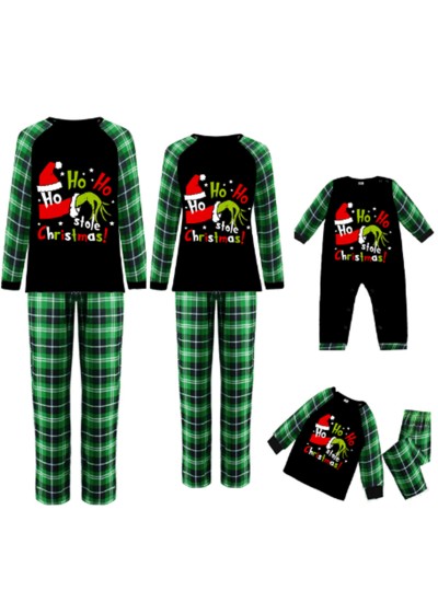 Christmas Family Matching Pajamas – Mother and Child Long-Sleeve Sleepwear Set