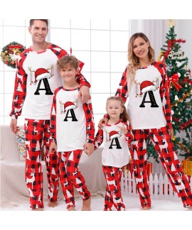 New Christmas Family Pajama Set – Printed Long S...