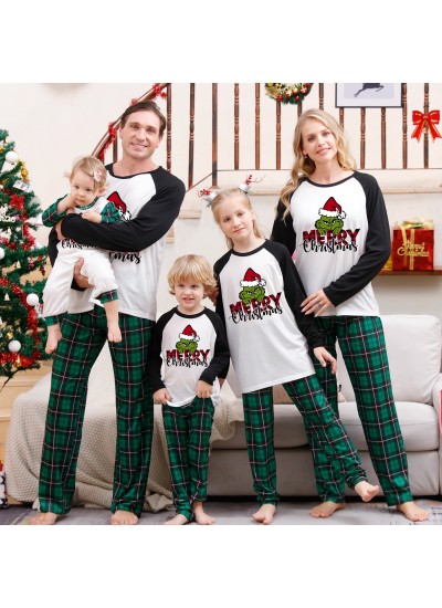 New Christmas Family Matching Pajama Set – Festive Long-Sleeve Holiday Sleepwear