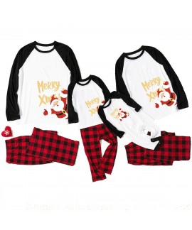 Christmas Family Matching Pajamas – Mother and Child Long-Sleeve Sleepwear Set