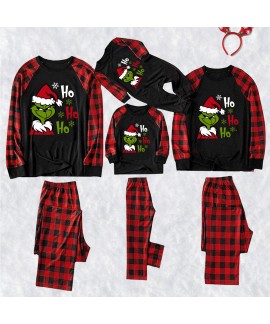 New Christmas Family Matching Pajamas Set – Printed Long-Sleeve Holiday PJS