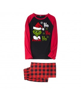 New Christmas Family Matching Pajamas Set – Printed Long-Sleeve Holiday PJS